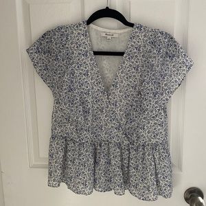 Madewell Floral Blouse